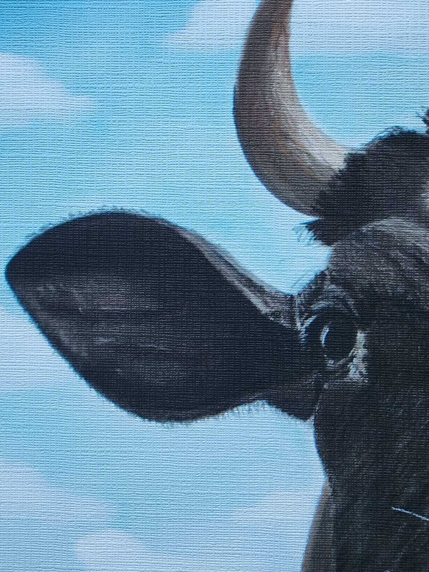 Cow Artist Print