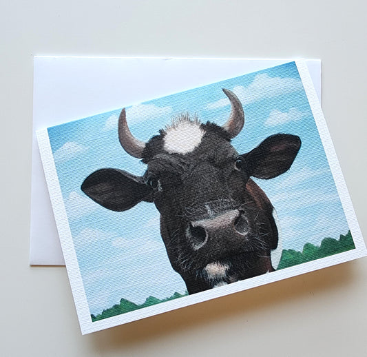 Cow Greeting Card