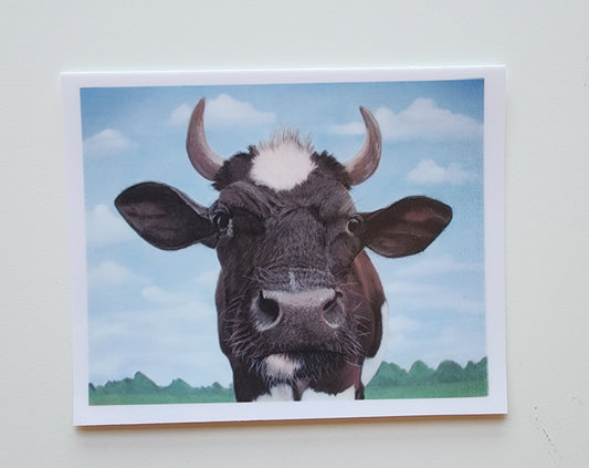 Cow Waterproof Sticker