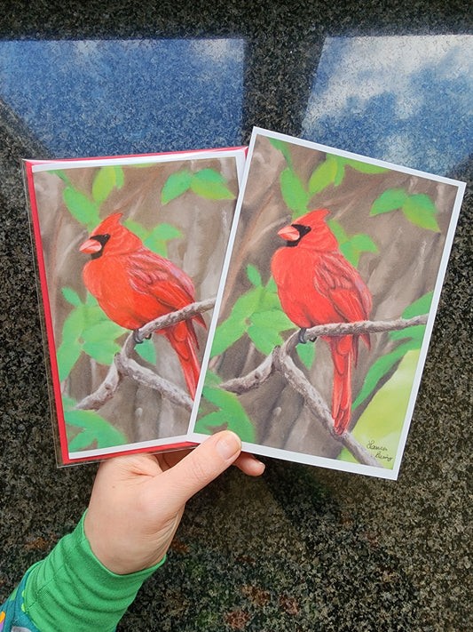 Cardinal Artist Print
