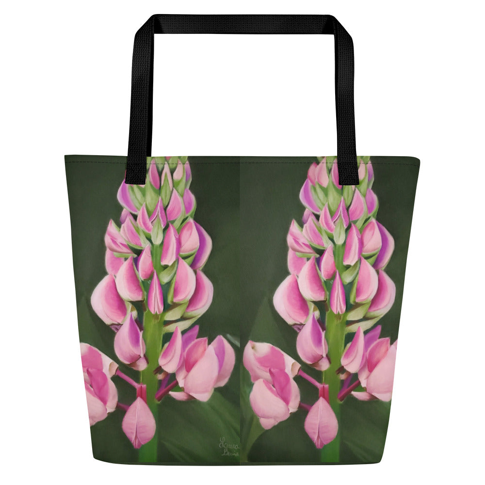 Lupine Large Tote Bag