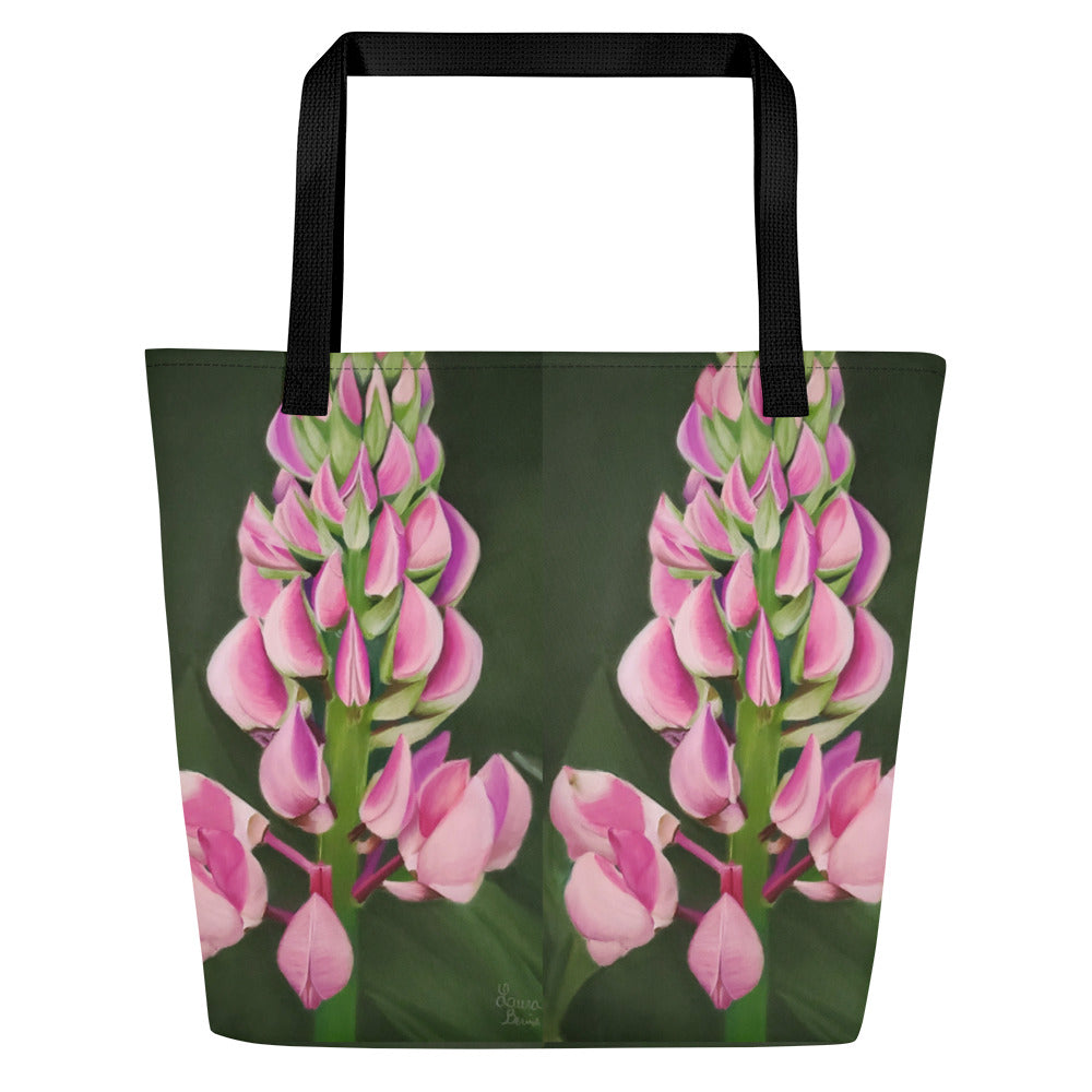 Lupine Large Tote Bag