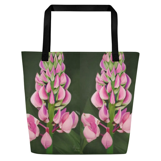 Lupine Large Tote Bag