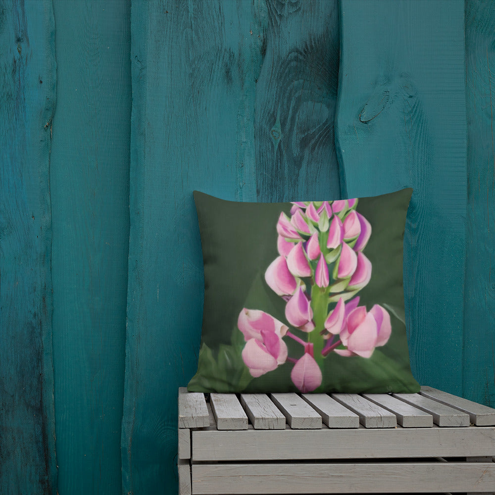 Lupine Flower Pillow