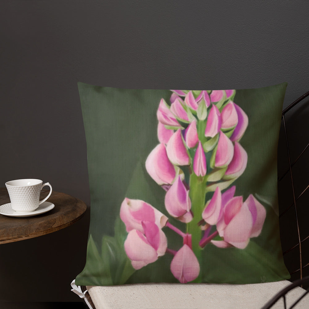 Lupine Flower Pillow