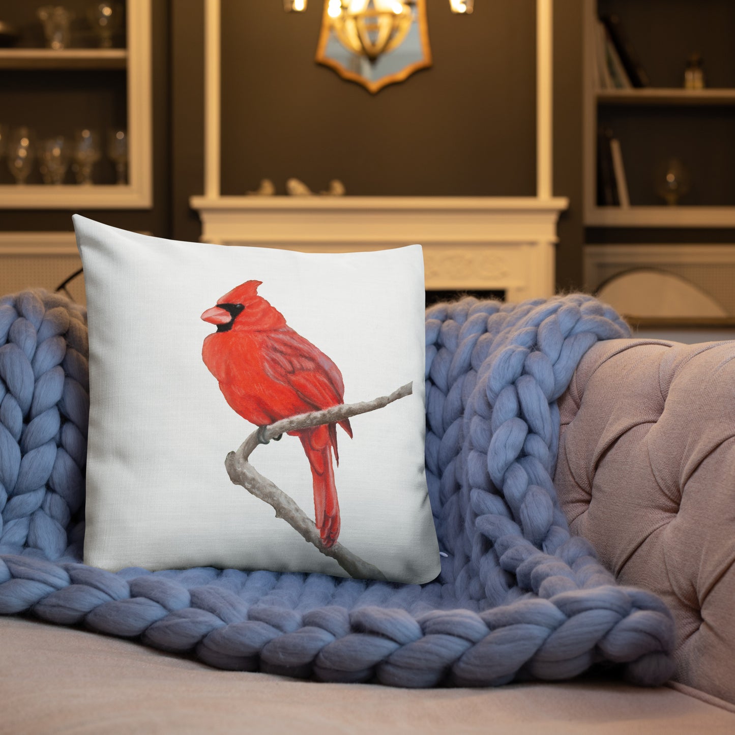 Cardinal Premium Pillow
