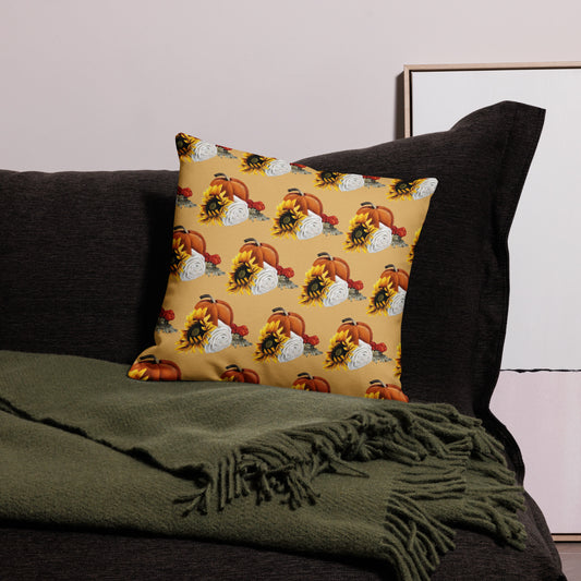 Autumn Flowers Pillow Case (Fawn)