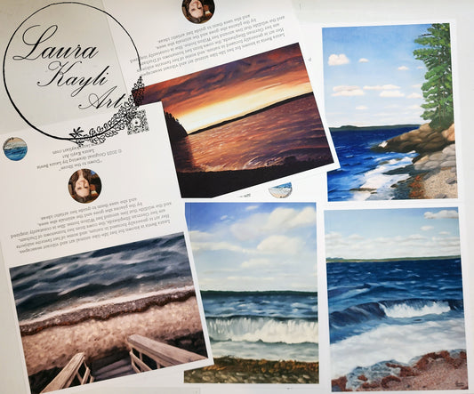 "The View from Rocky Cove" Card Collection