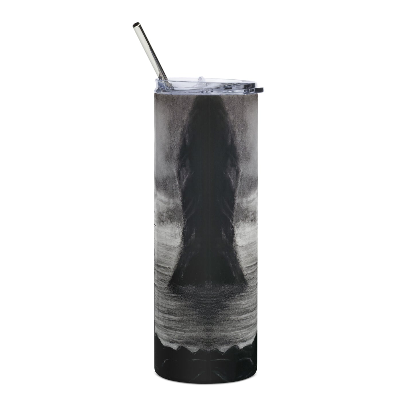 Spooky Pirate Ship Stainless steel tumbler