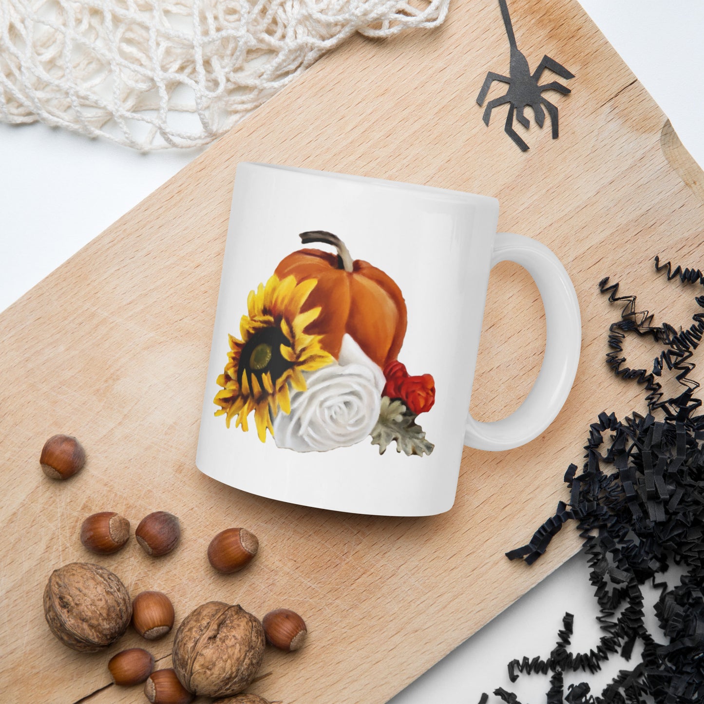 Autumn Flowers mug