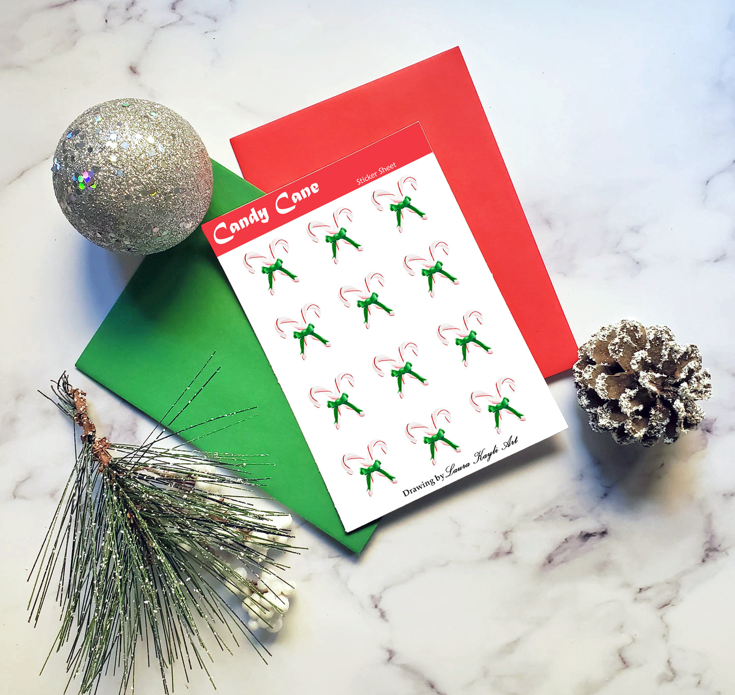 Christmas Envelope Stickers