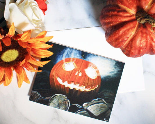 Jack O'Lantern Greeting Card