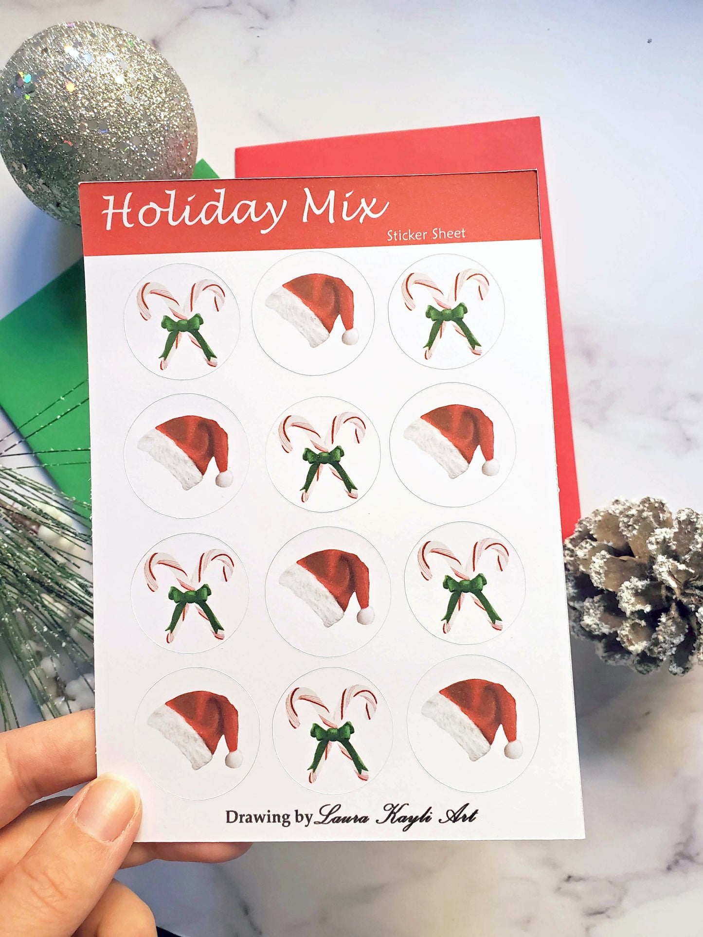 Christmas Envelope Stickers