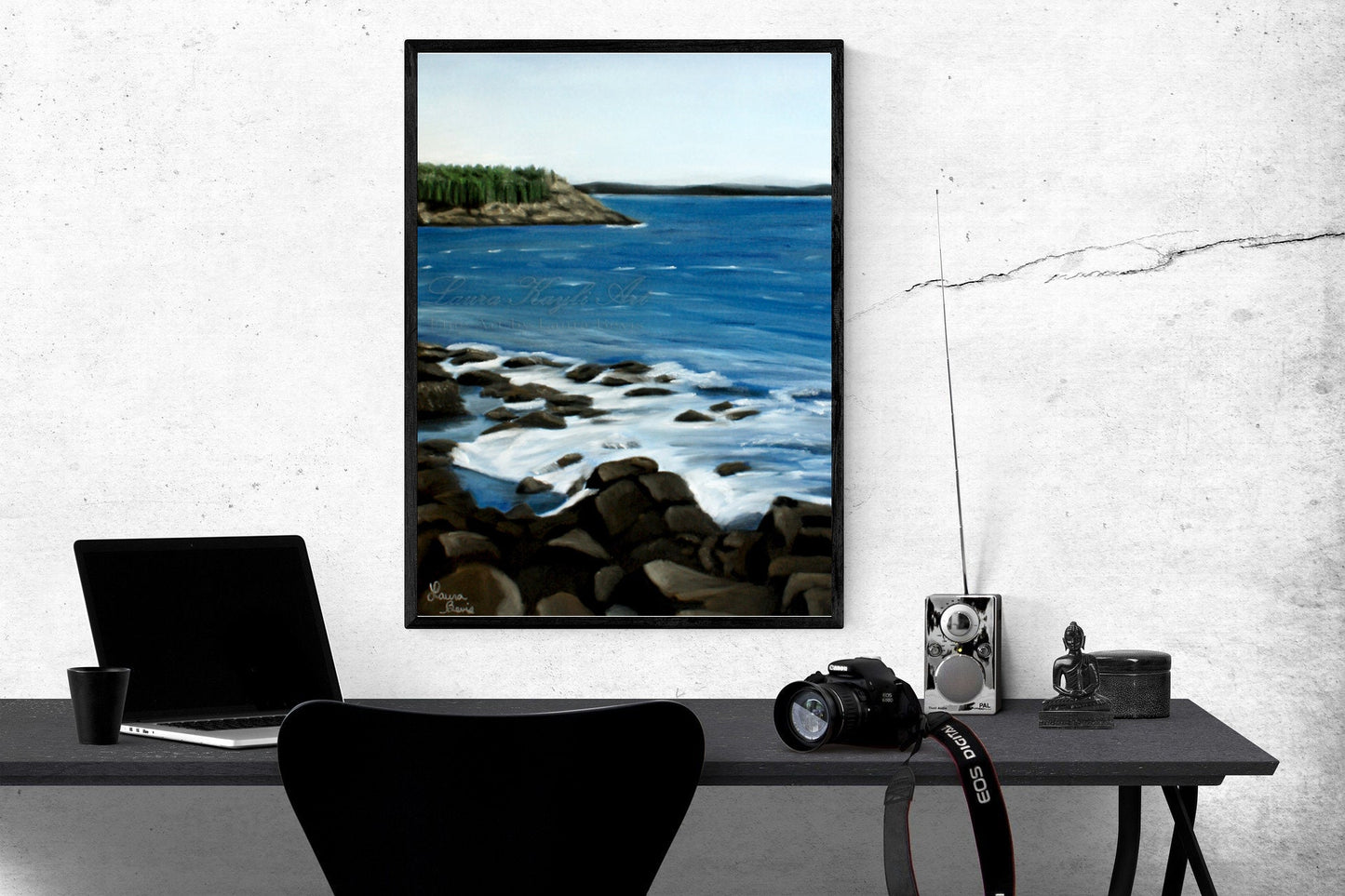 Acadia National Park Seascape Artist Print