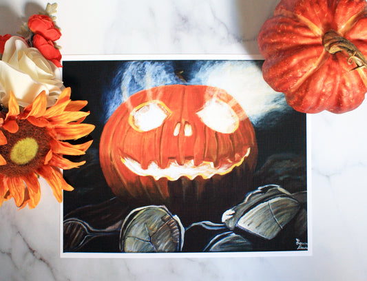 Jack O' Lantern Artist Print