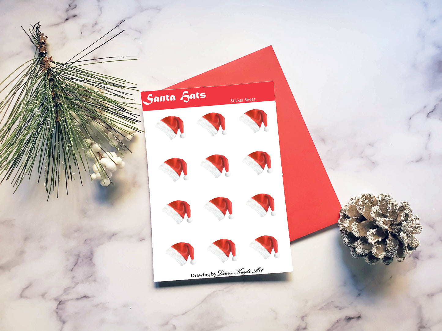 Christmas Envelope Stickers
