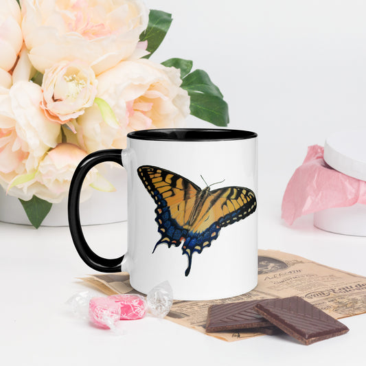 Butterfly Mug with Color Inside
