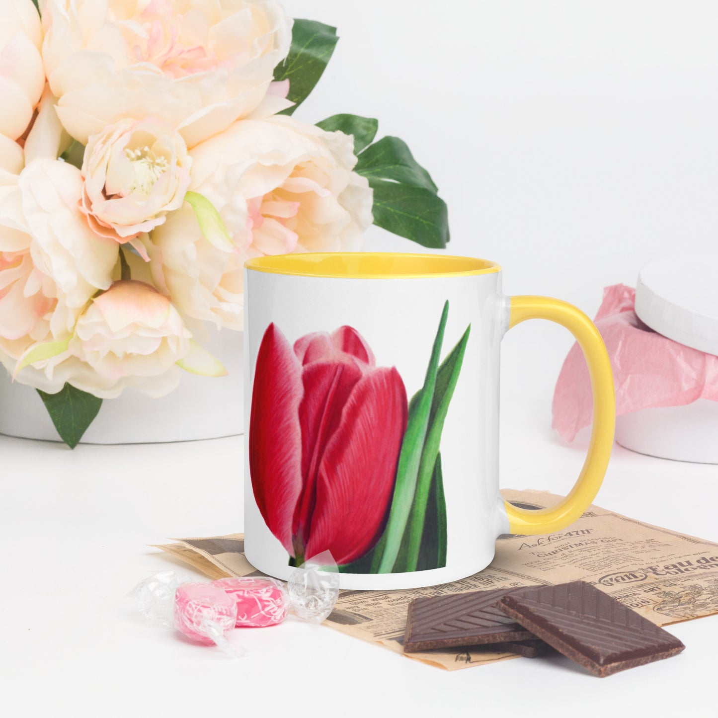 Tulip Mug with Color Inside