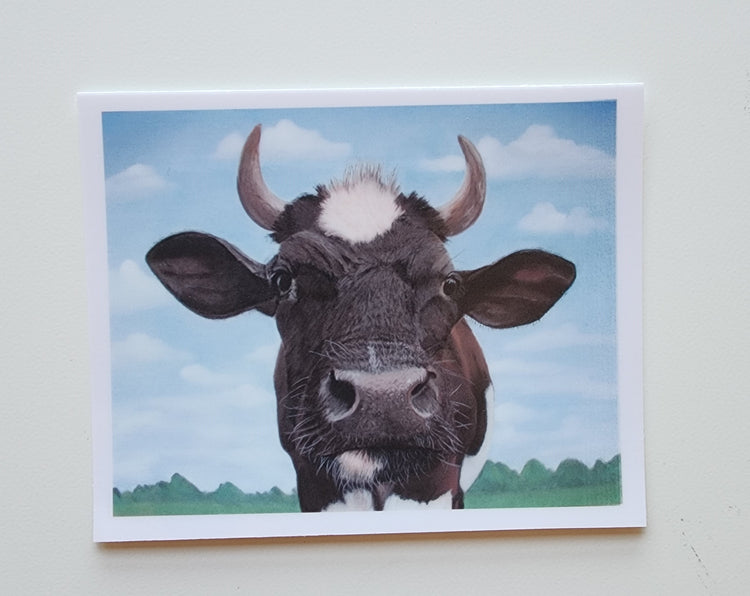 Cow Waterproof Sticker