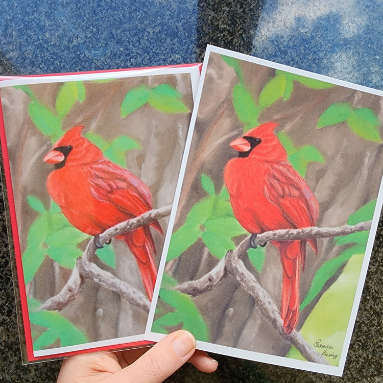 Cardinal Artist Print