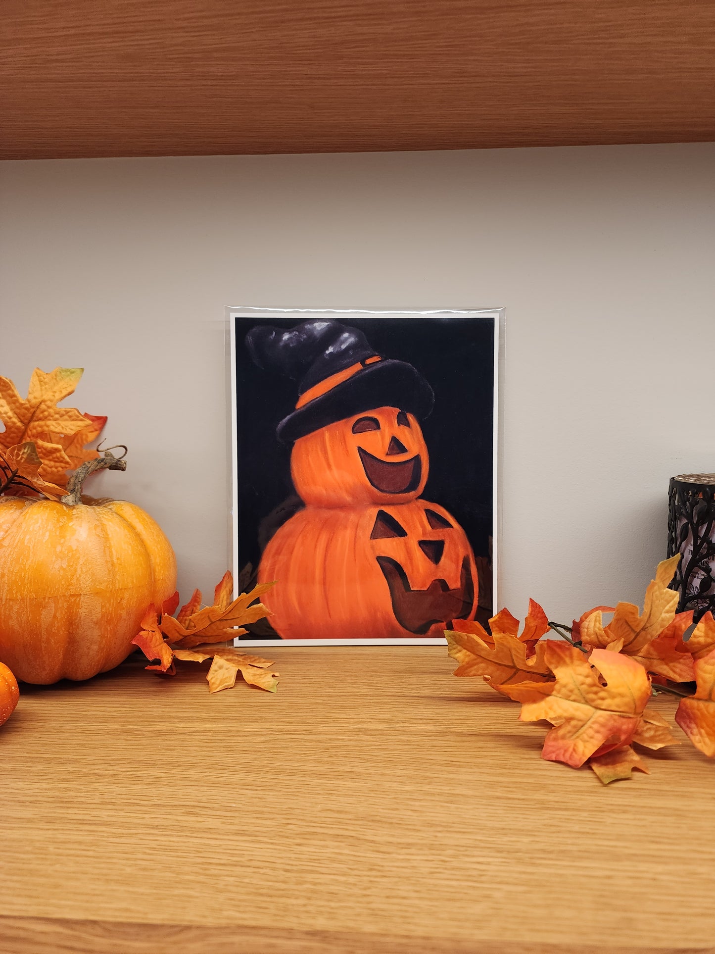 Cute Jack O'Lantern Artist Print