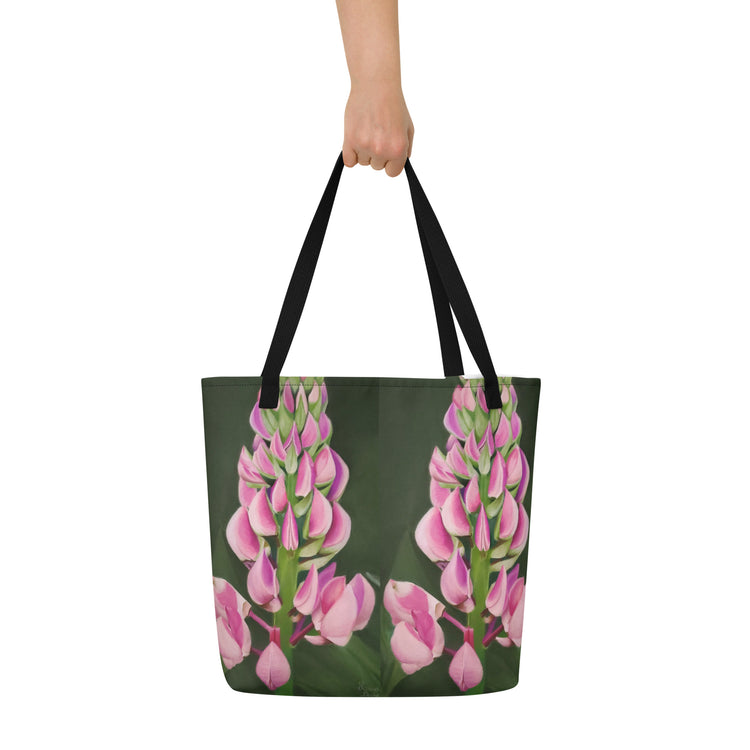 Lupine Large Tote Bag
