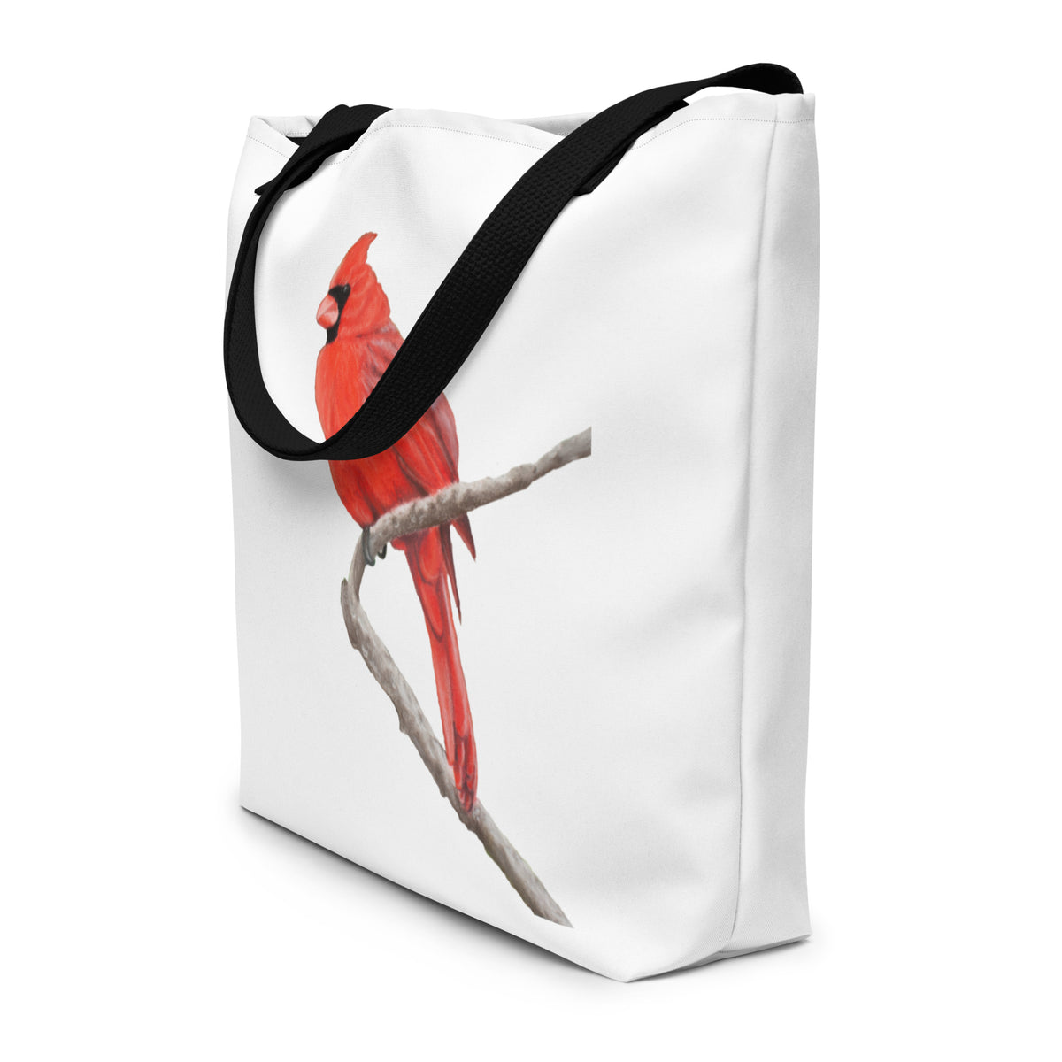 Cardinal Large Tote Bag
