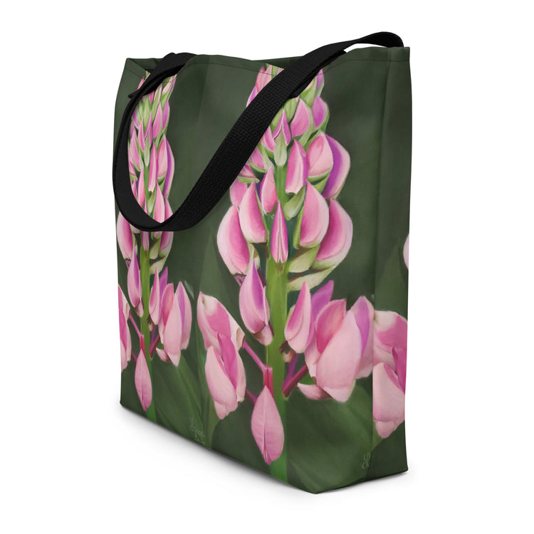 Lupine Large Tote Bag