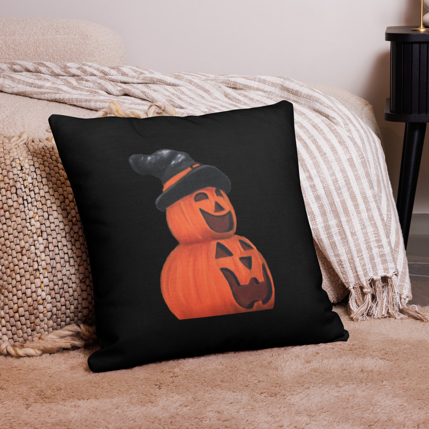 Cute Jack O' Lantern Premium Pillow