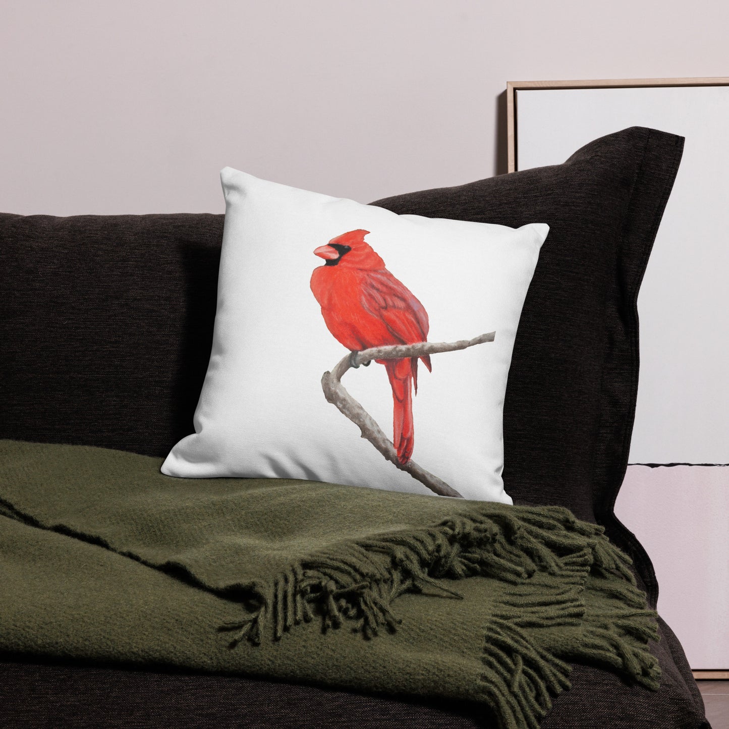 Cardinal Premium Pillow Case