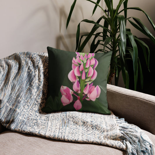 Lupine Flower Premium Pillow Case