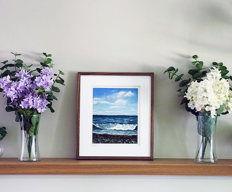 "The View from Rocky Cove" Pastel Painting