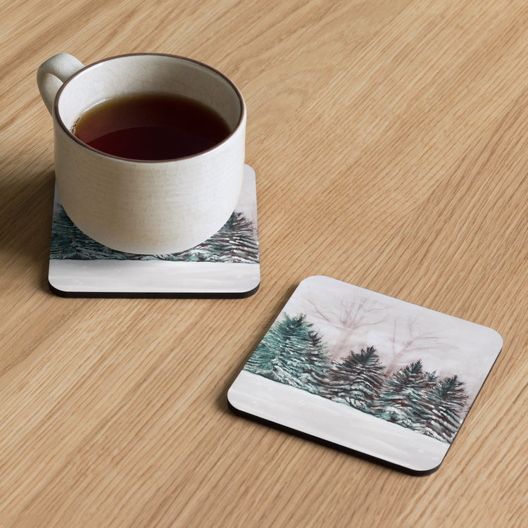 Winter Wonderland Cork-back coaster