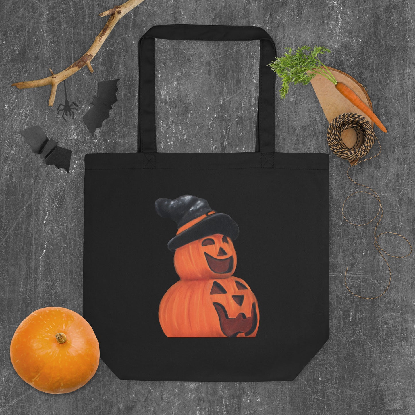 Cute Jack O' Lantern Eco Tote Bag