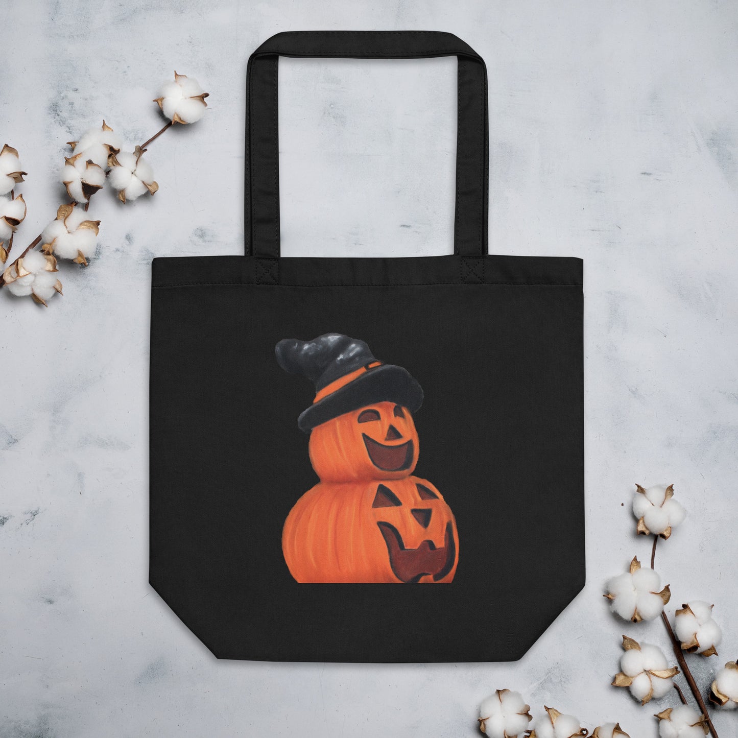 Cute Jack O' Lantern Eco Tote Bag