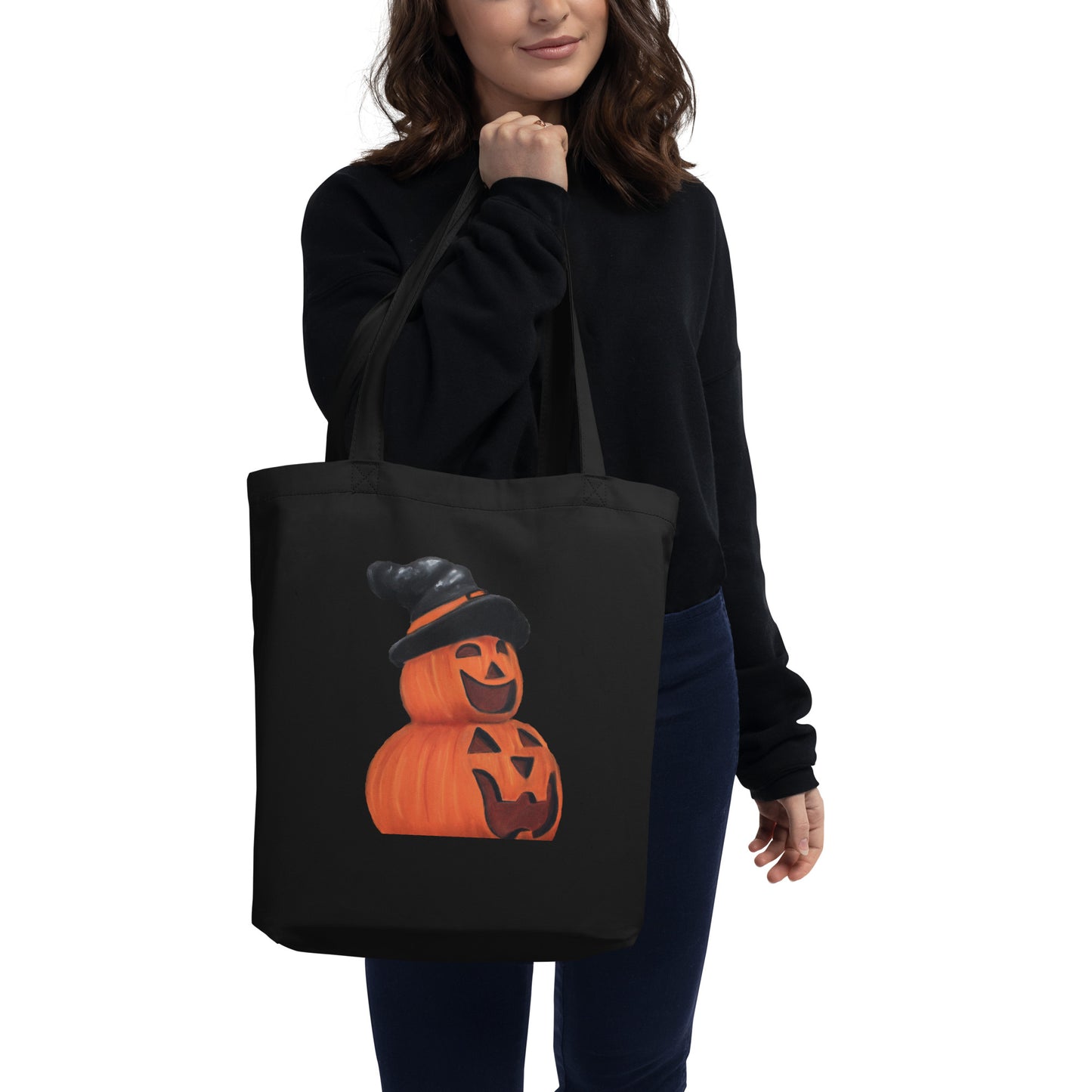 Cute Jack O' Lantern Eco Tote Bag