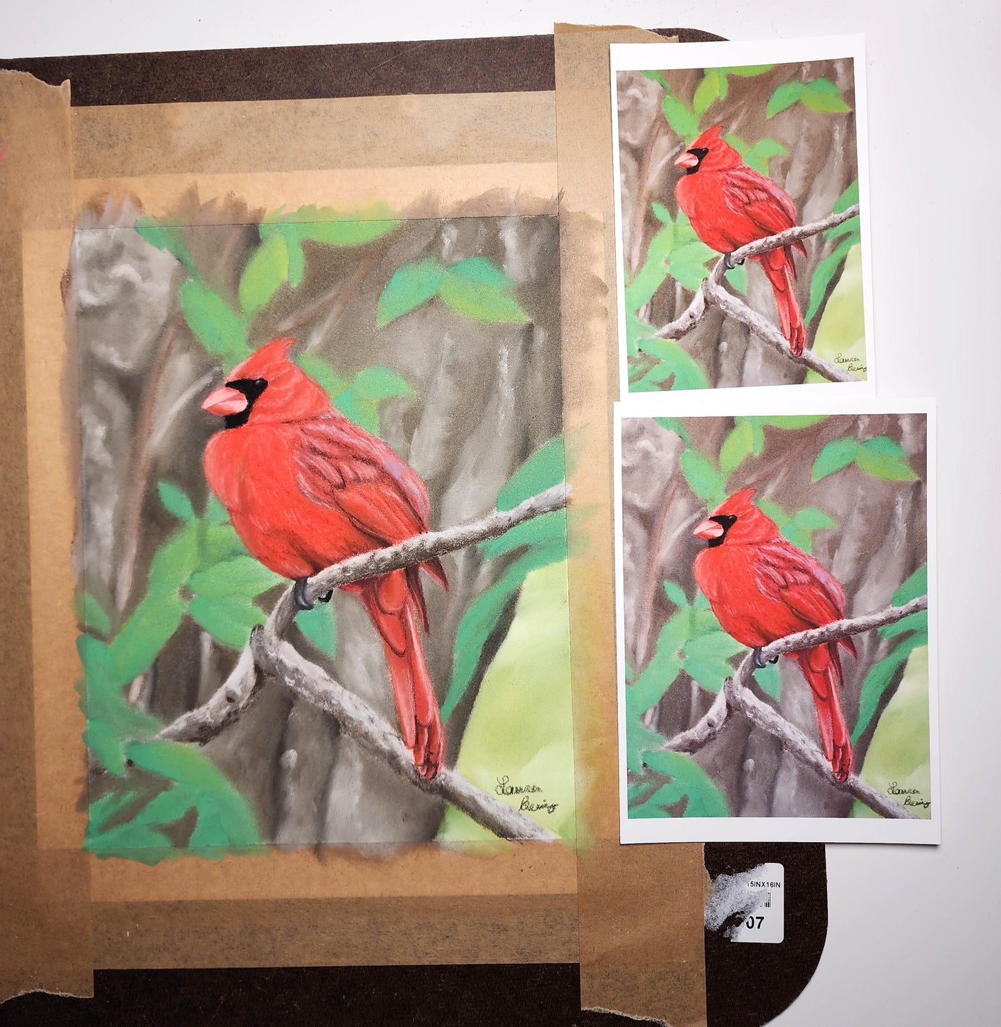 Cardinal Artist Print