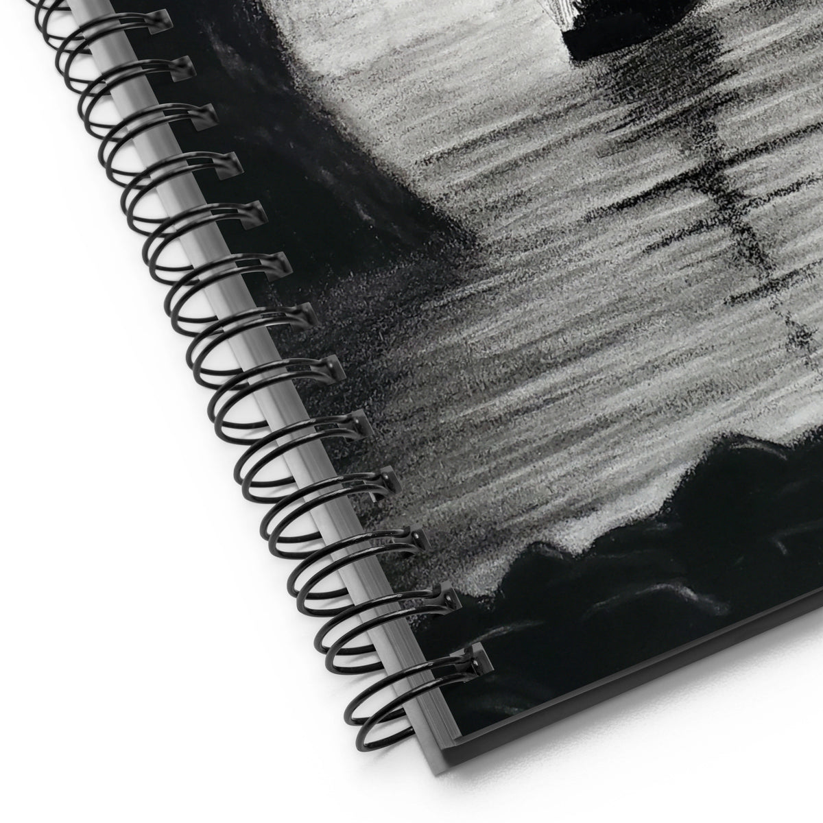 Spooky Pirate Ship Spiral notebook