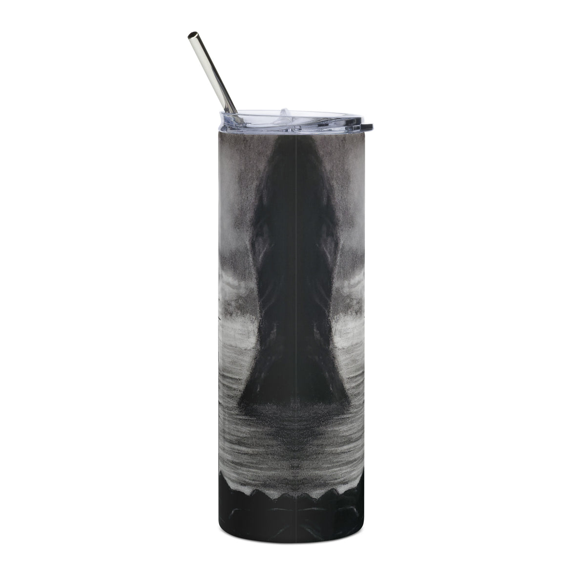 Spooky Pirate Ship Stainless steel tumbler
