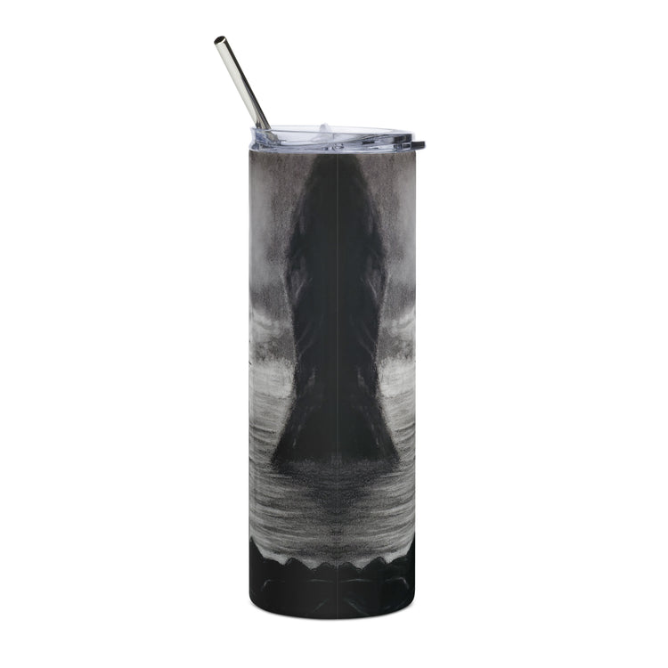 Spooky Pirate Ship Stainless steel tumbler