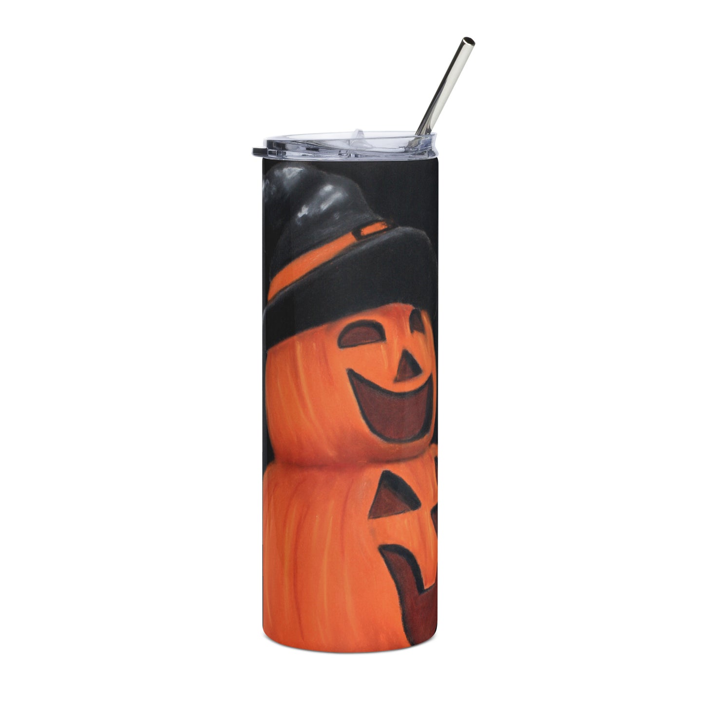 Cute Jack O'Lantern Stainless steel tumbler