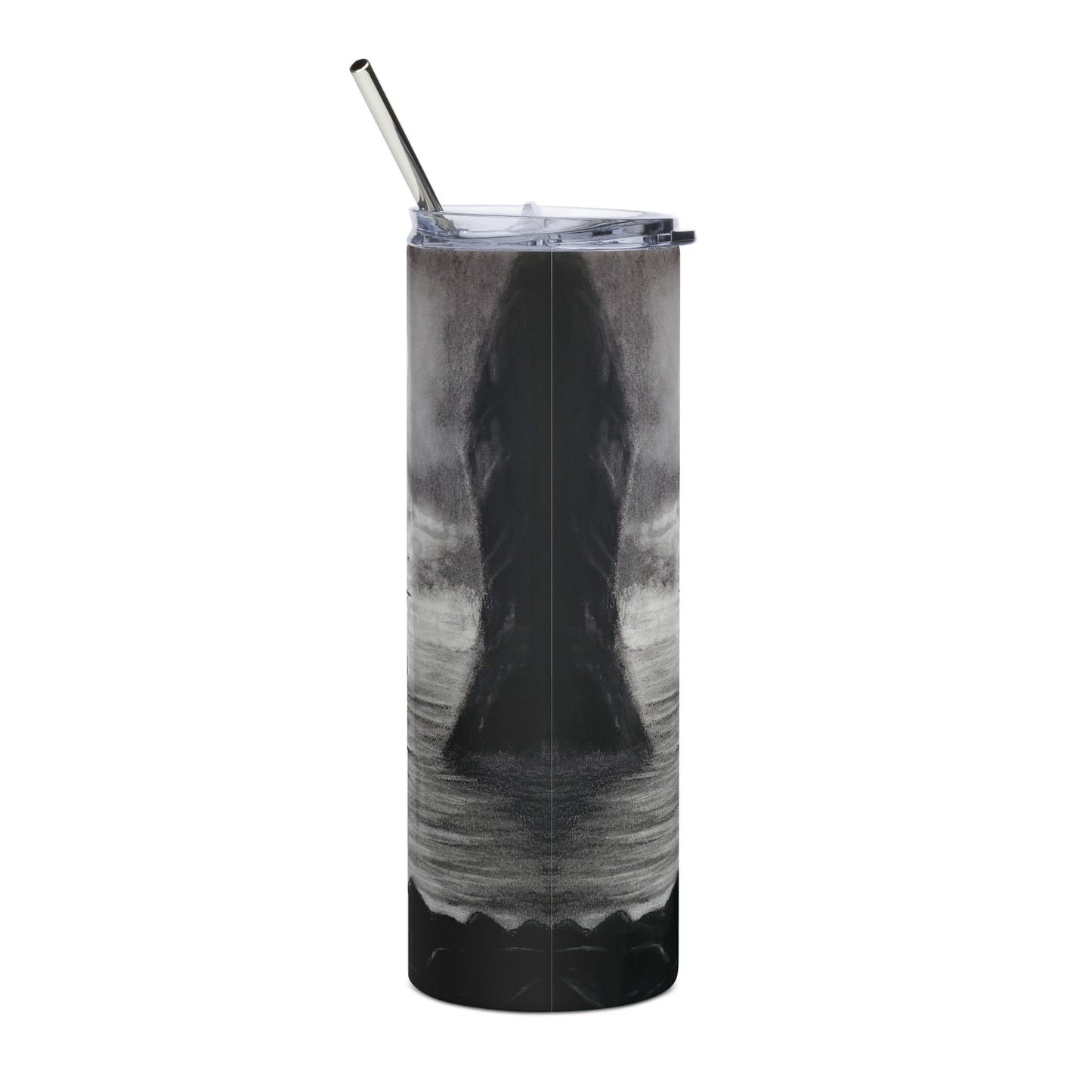 Spooky Pirate Ship Stainless steel tumbler