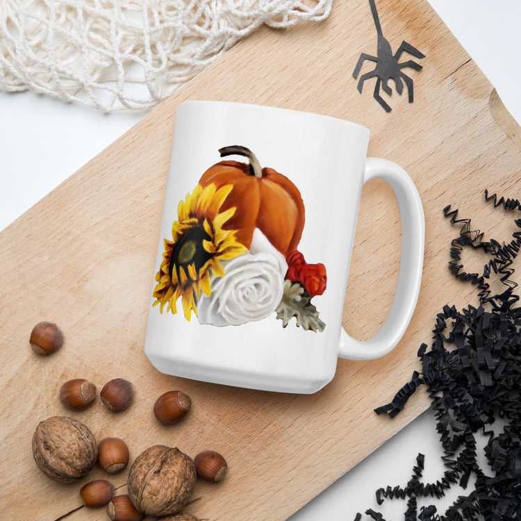 Autumn Flowers mug
