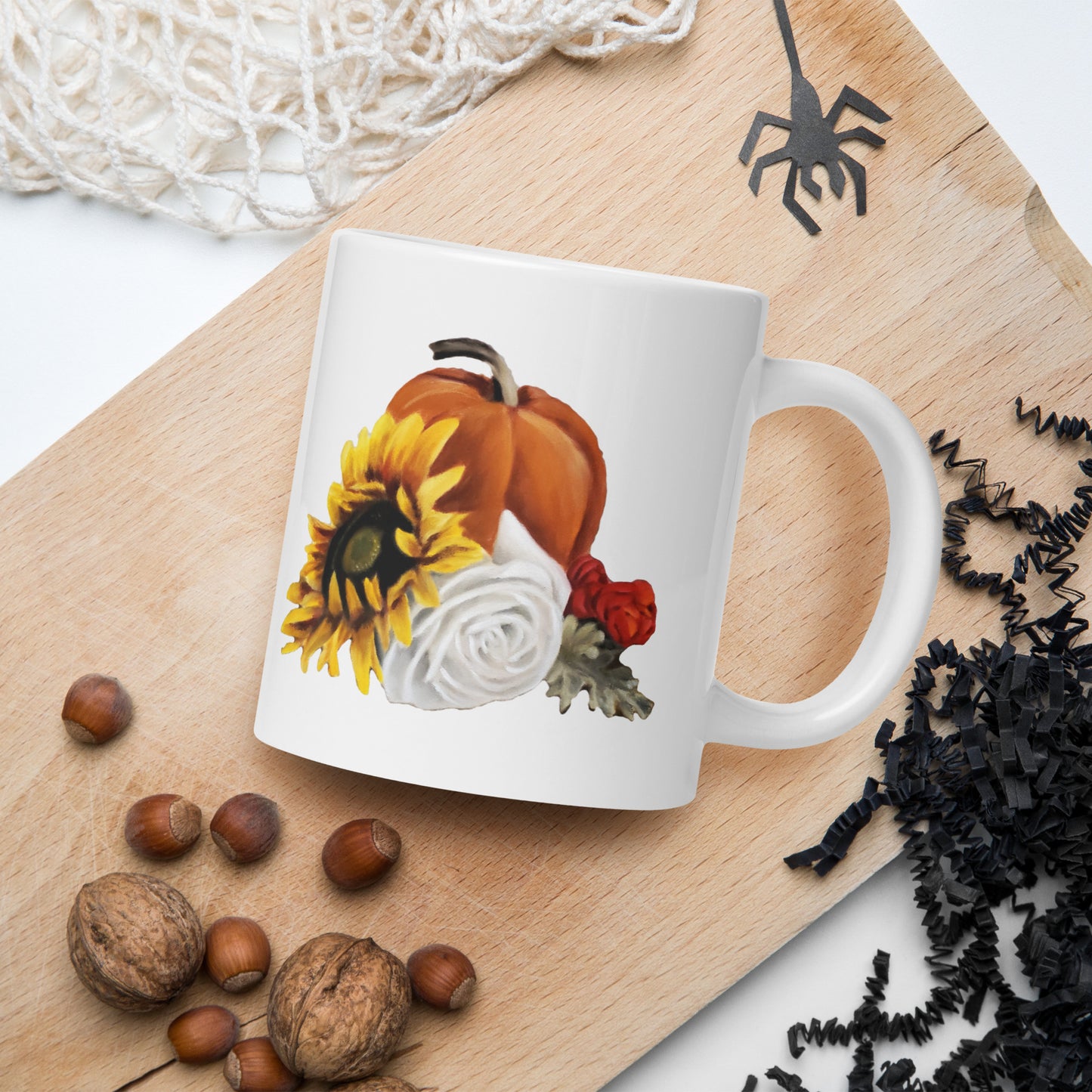 Autumn Flowers mug