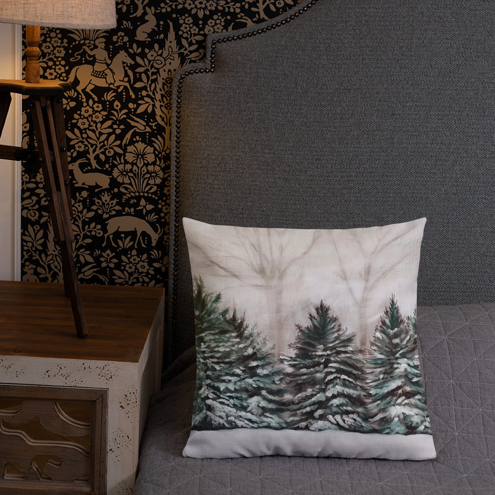 Winter themed 2024 throw pillows