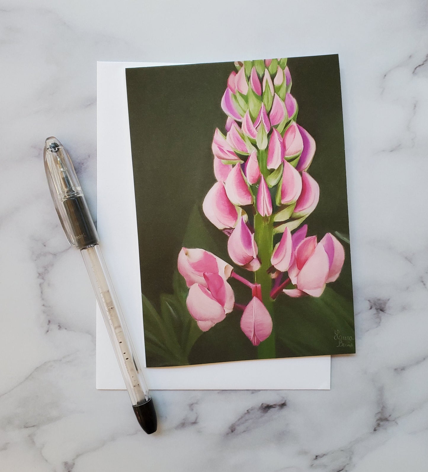 Lupine Flower Greeting Card