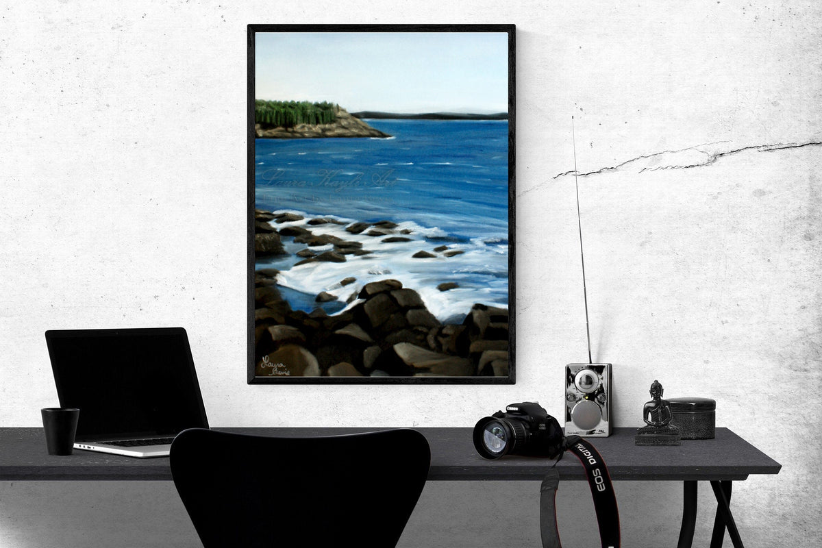 Acadia National Park Seascape Artist Print