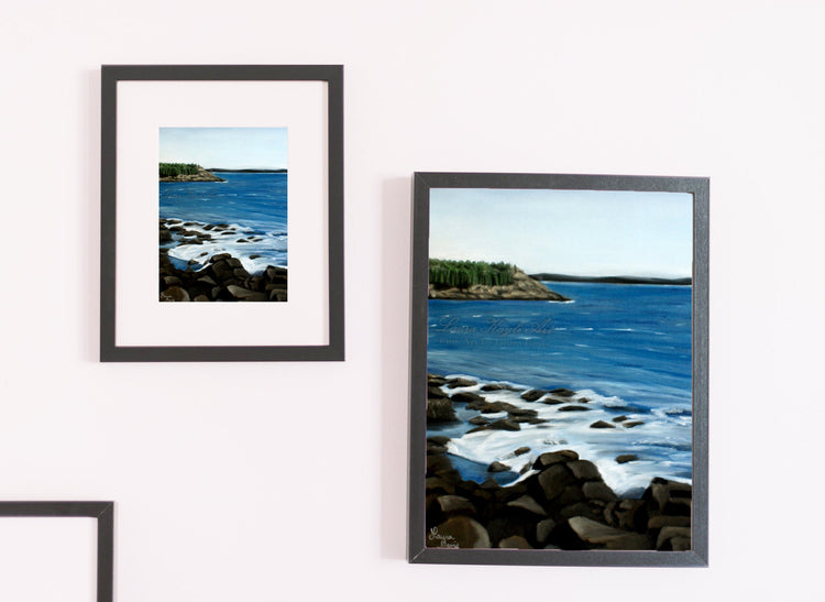 Acadia National Park Seascape Artist Print