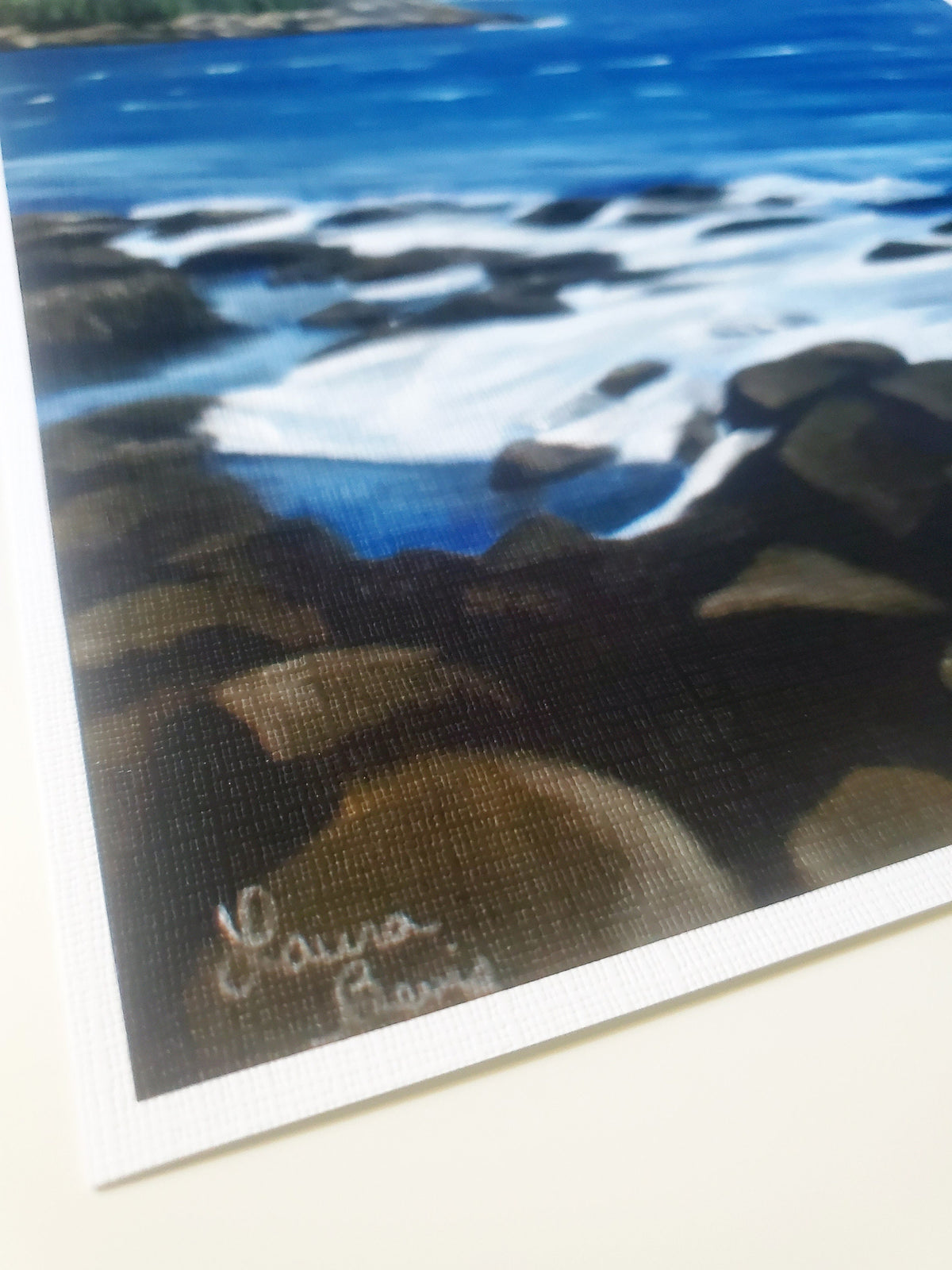 Acadia National Park Seascape Artist Print