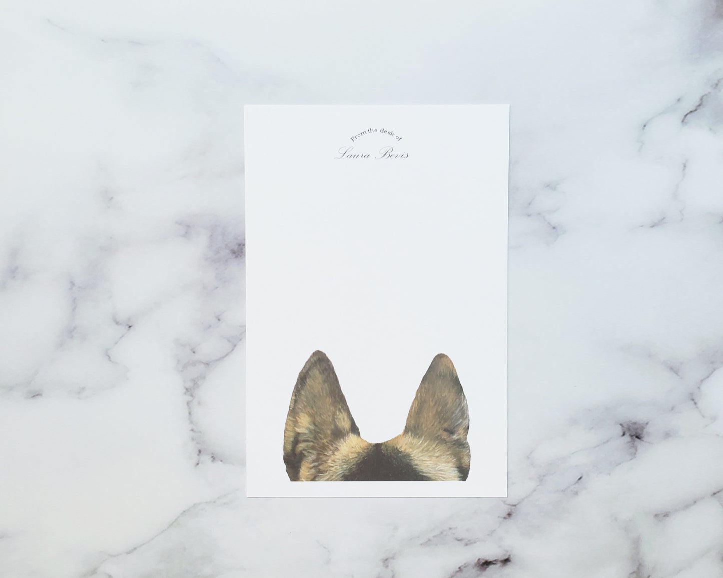 Personalized German Shepherd Stationery Cards-Set of 10